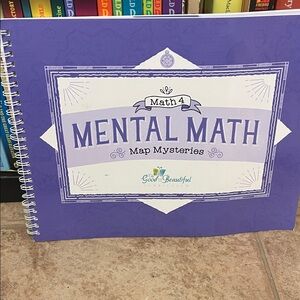 The Good and the Beautiful Purple Mental Math Workbook for Kids Level 4